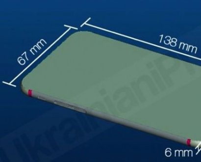 iPhone 6金属后壳渲染曝光:6毫米厚